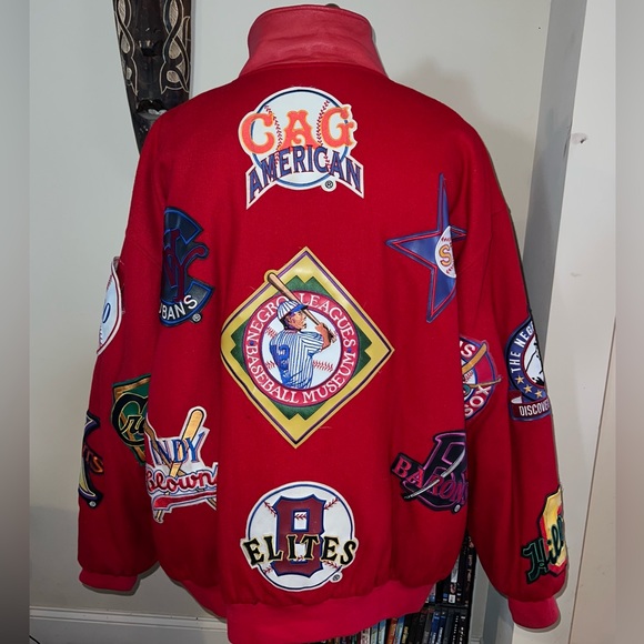 JH Negro LEAGUE Varsity PATCH Jacket - Picture 6 of 16